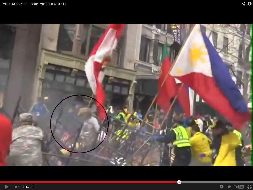this is how the flags came down. CBHM was right there when they were pulled over